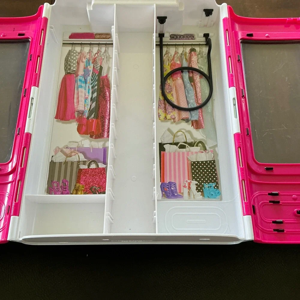 Barbie Fashionistas Ultimate Closet Pink‎ Portable Storage Case DMT57 Accessory